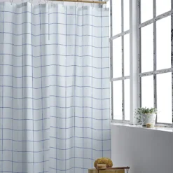 Vista badeforhæng, linen blue