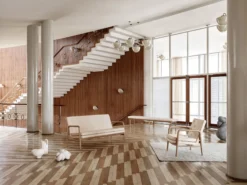 VLA76 Foyer loungestol, Sif 90/olieret eg