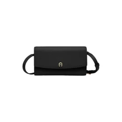 Wallet With Strap, black
