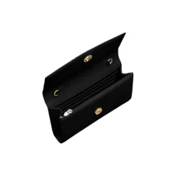 Wallet With Strap, black