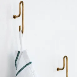 Wall Hook, matt gold