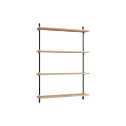 Wall Shelving Medium, oak/black