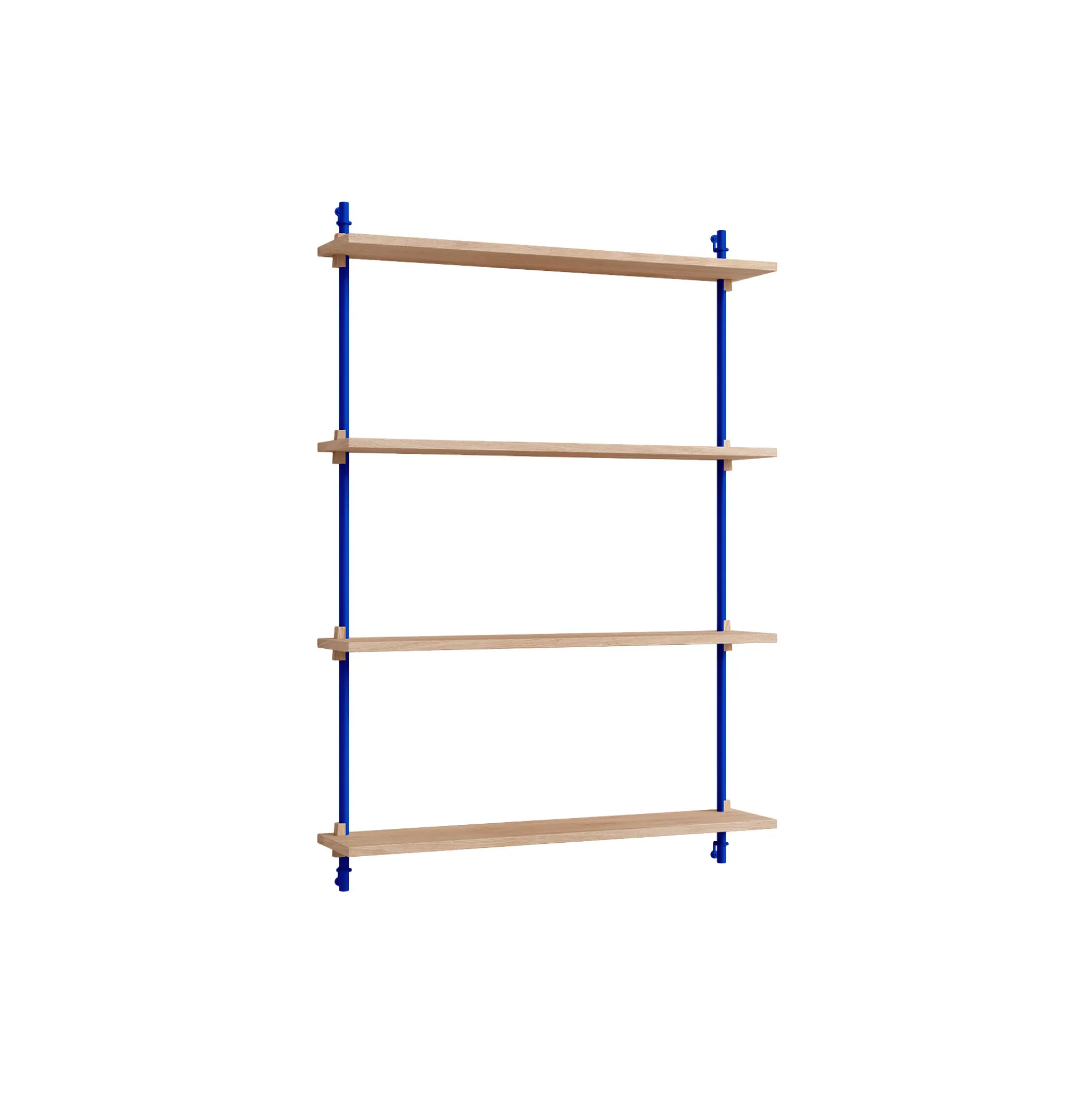 Wall Shelving Medium, oak/deep blue