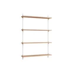 Wall Shelving Medium, oak/white