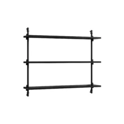 Wall Shelving Small, black/black