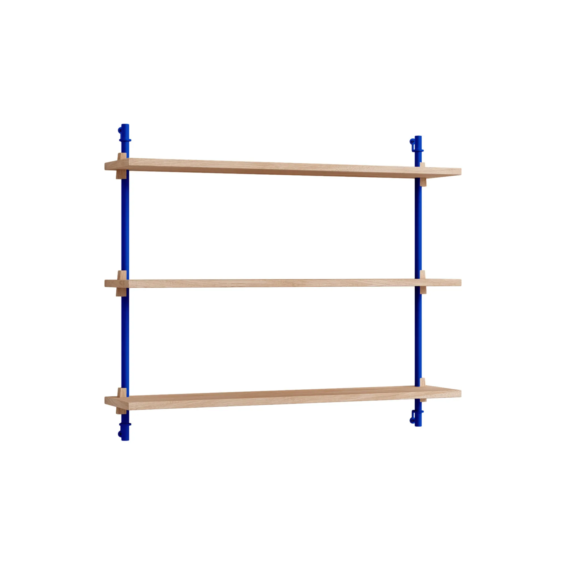 Wall Shelving Small, oak/deep blue