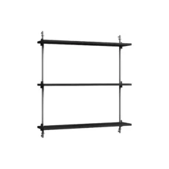 Wall Shelving Standard, black/stainless steel