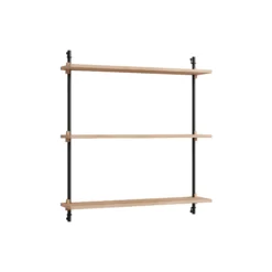 Wall Shelving Standard, oak/black