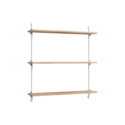 Wall Shelving Standard, oak/white
