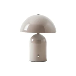 Walter Small Portable LED Table Lamp, taupe