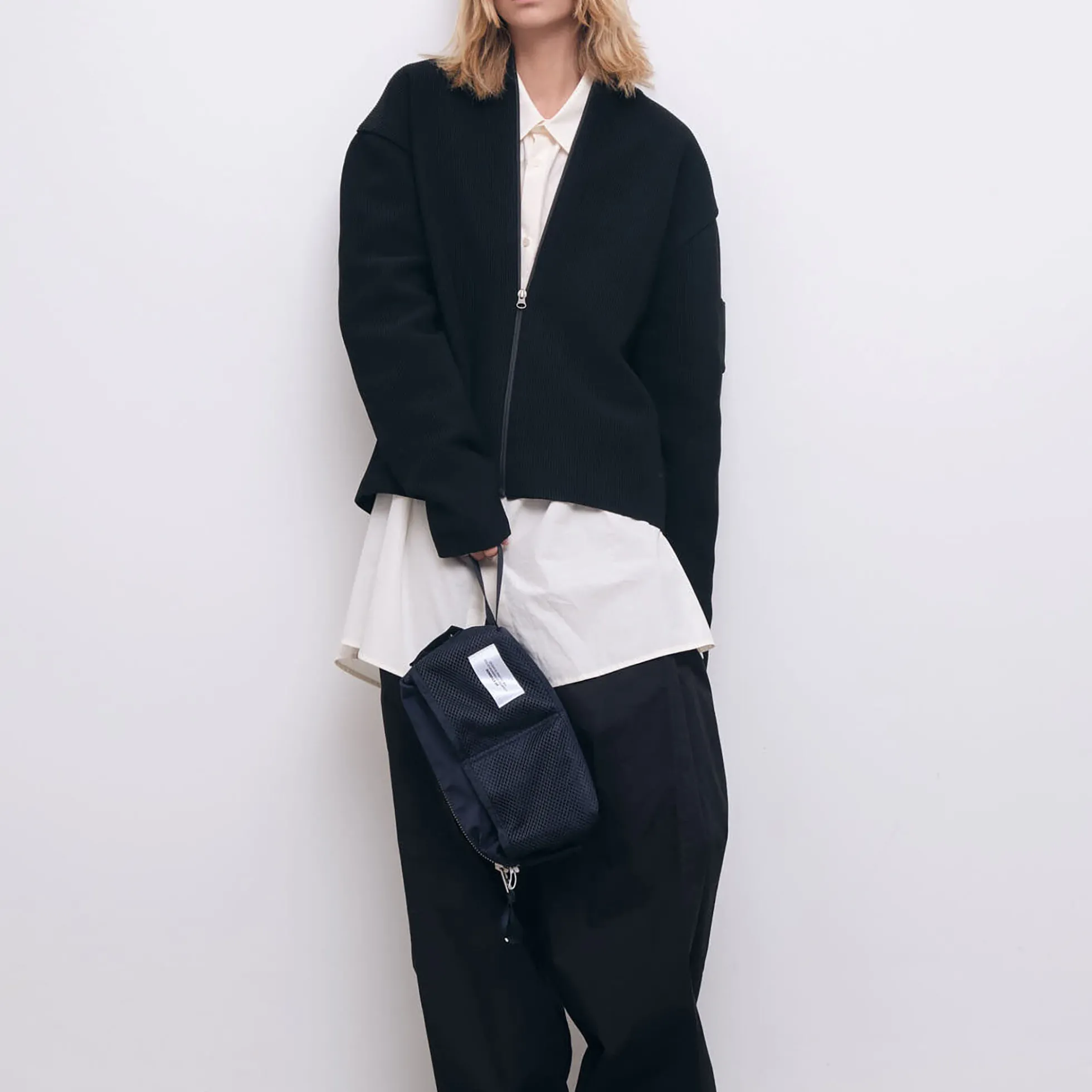 Wash bag, navy blue
