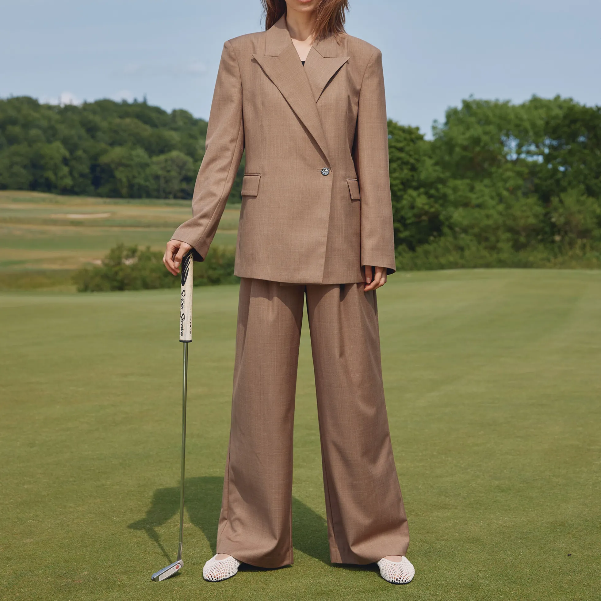 WaterlilyBBVala pants, brown melange