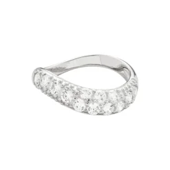 Wave Pear Ring