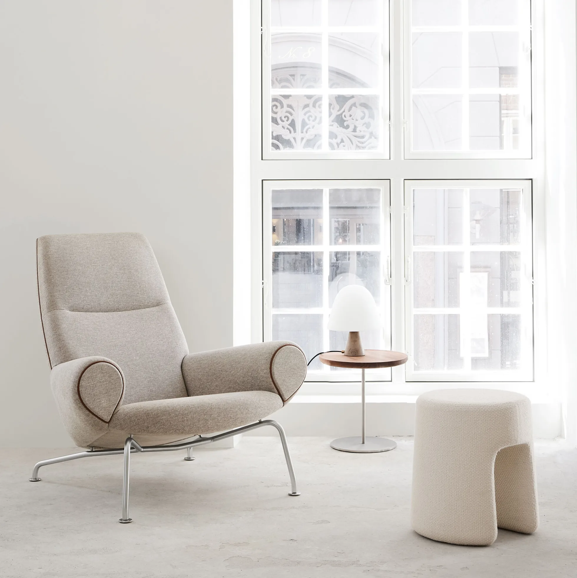 Wegner Queen Chair, clay 0012