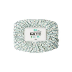 Wet Wipe Cover, floral stripe