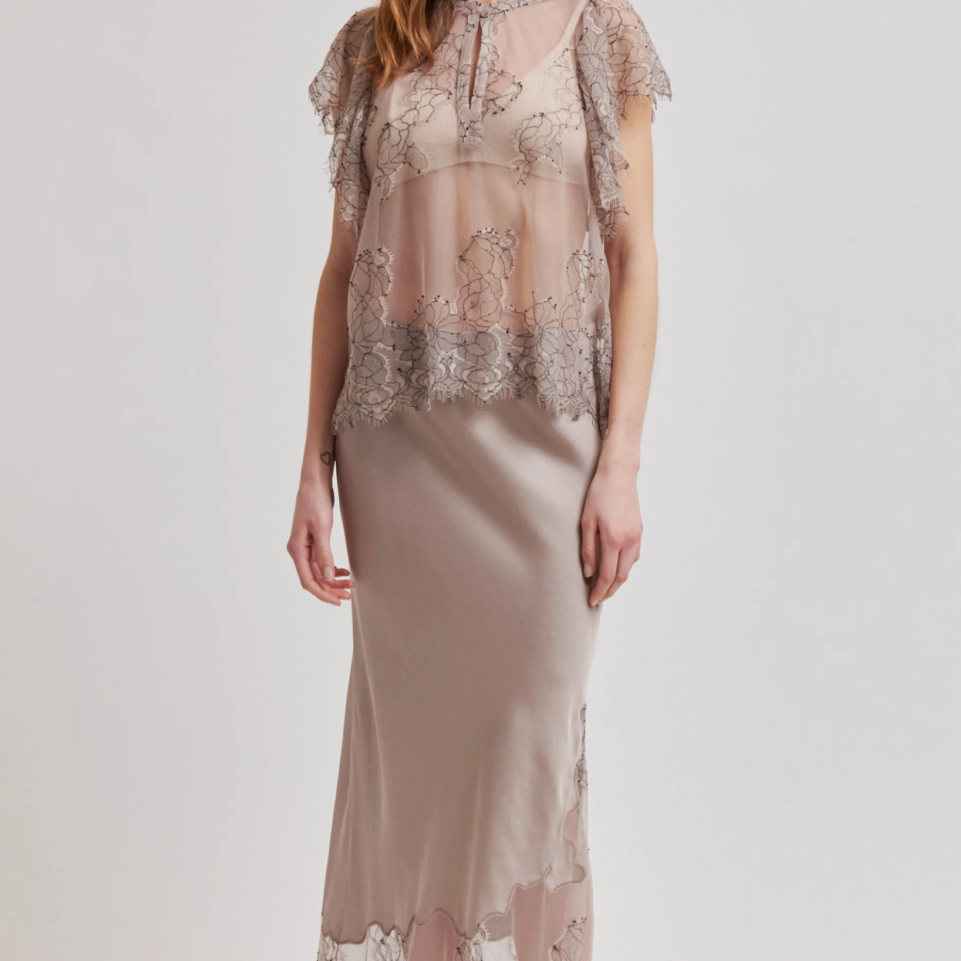 Wila Skirt, plaza taupe