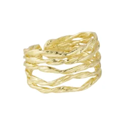 Willow 5 ringe, forgyldt