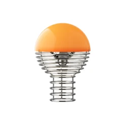 Wire Portable bordlampe, orange