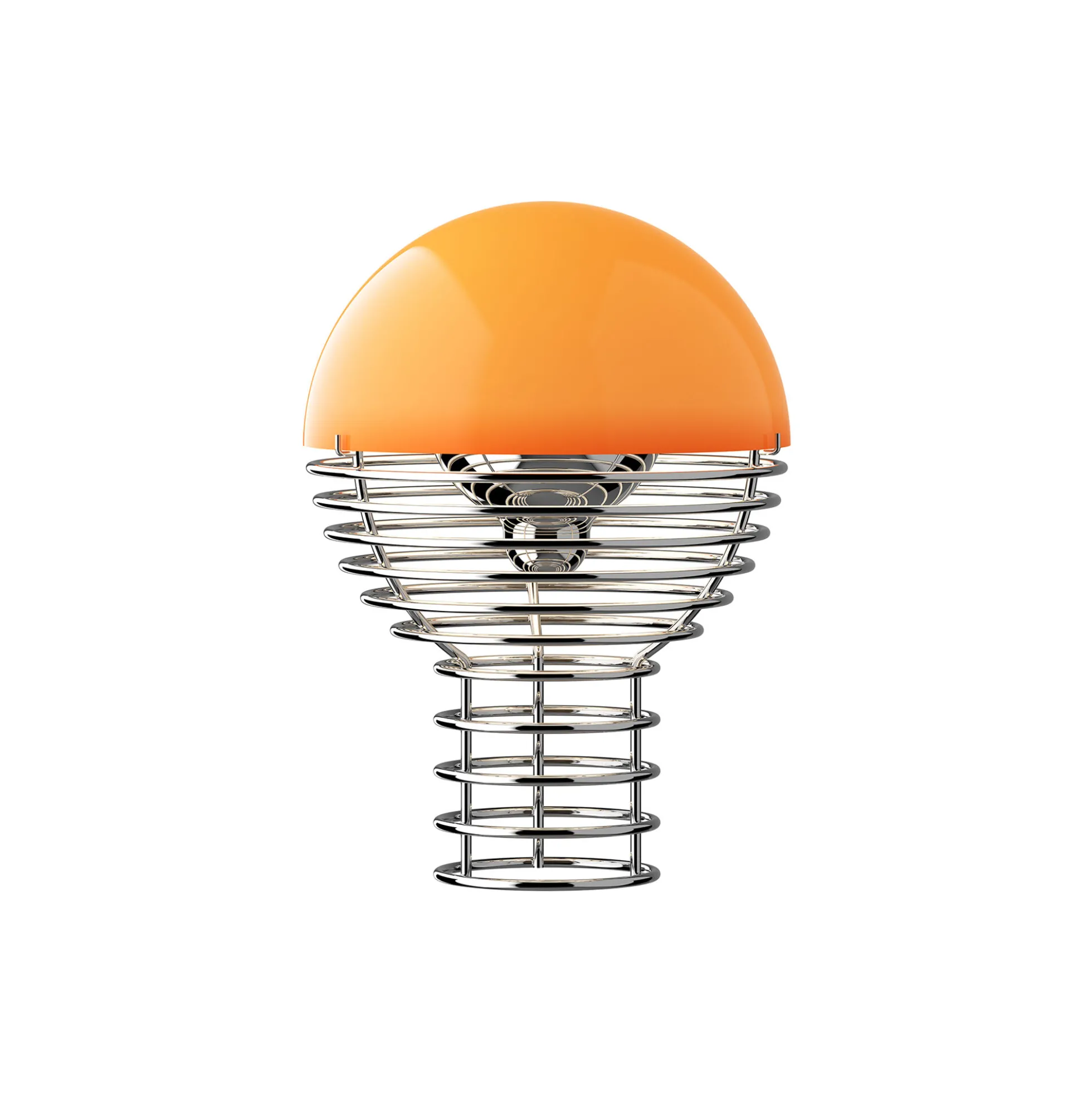 Wire Portable bordlampe, orange