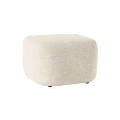Wolke Ottoman, bouclé light beige