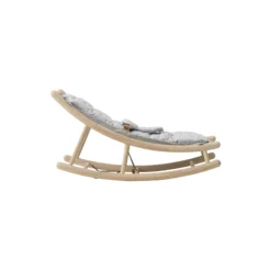 Wood baby & junior vippestol, eg/grå