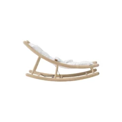 Wood baby & junior vippestol, eg/hvid