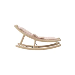 Wood baby & junior vippestol, eg/rosa