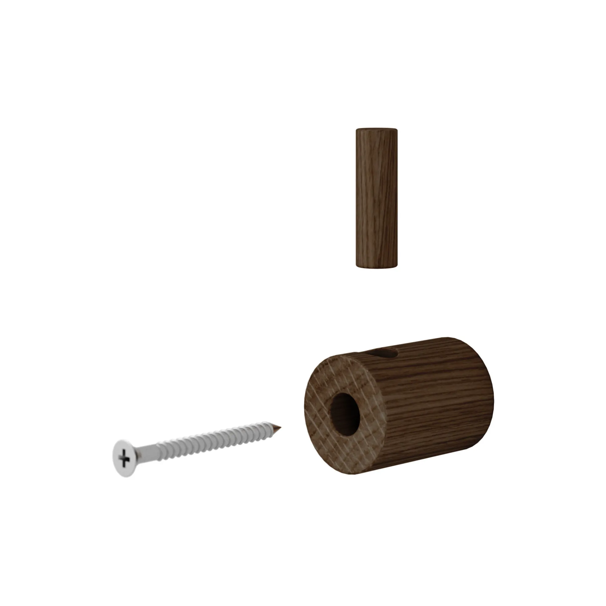 Wooden Wall Hook, smoked oak