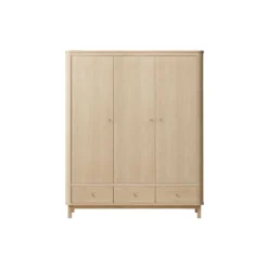 Wood klædeskab 3 døre, eg