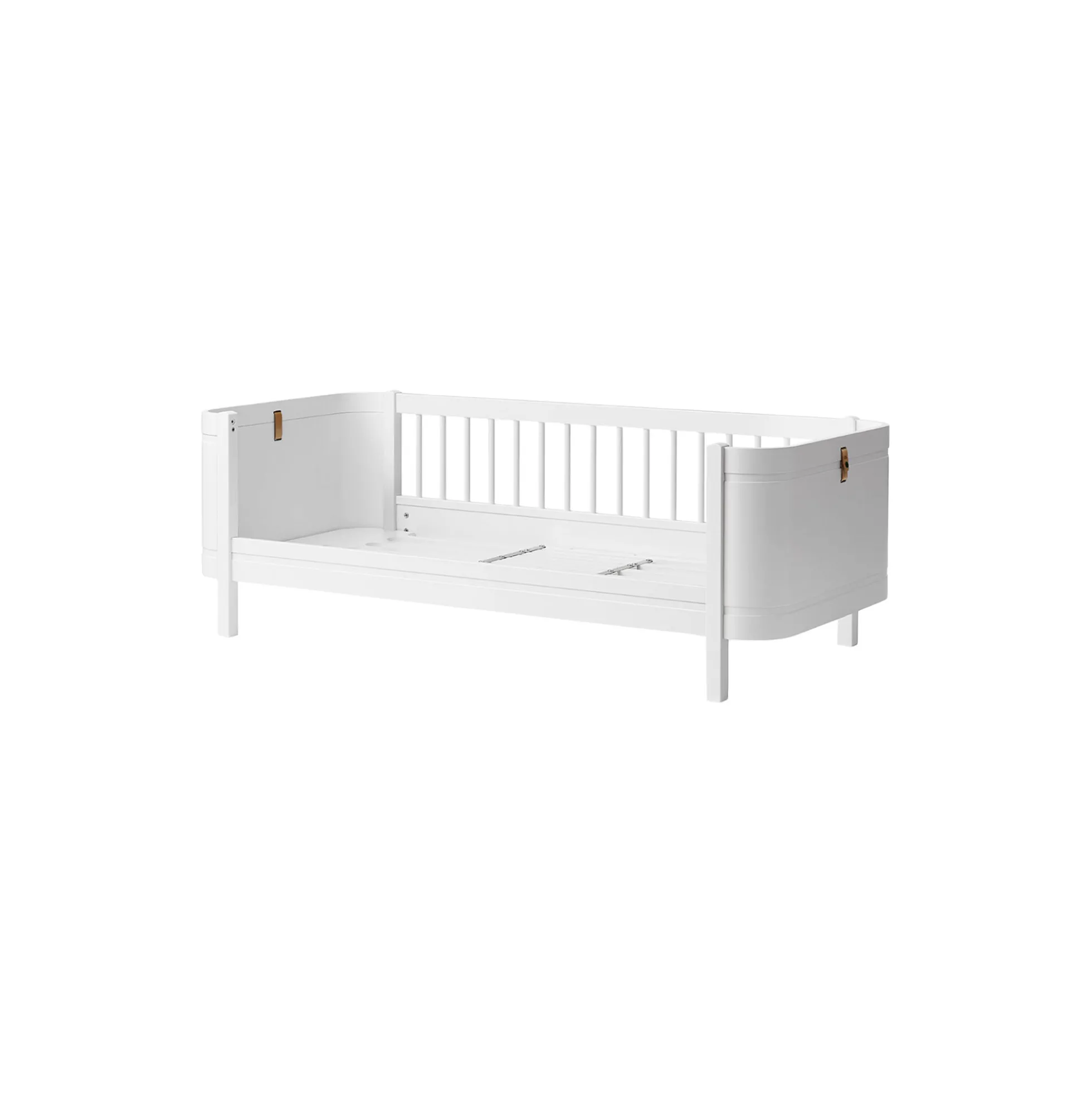 Wood Mini+ juniorseng 68x162 cm, hvid