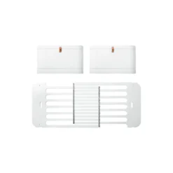 Wood Mini+ søskende kit (tillæg til Mini+ tremmeseng inkl. junior kit, hvid/eg & hvid)
