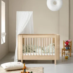 Wood Mini+ tremmeseng ekskl. junior kit 68x122 cm, eg