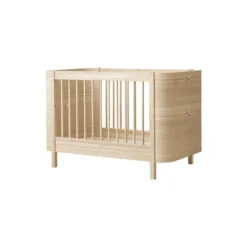 Wood Mini+ tremmeseng ekskl. junior kit 68x122 cm, eg