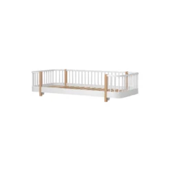 Wood Original gulvseng, hvid/eg