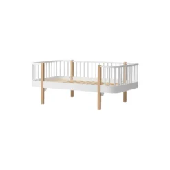 Wood Original junior sofaseng 90x160cm, hvid/eg