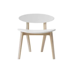 Wood PingPong stol, hvid/eg