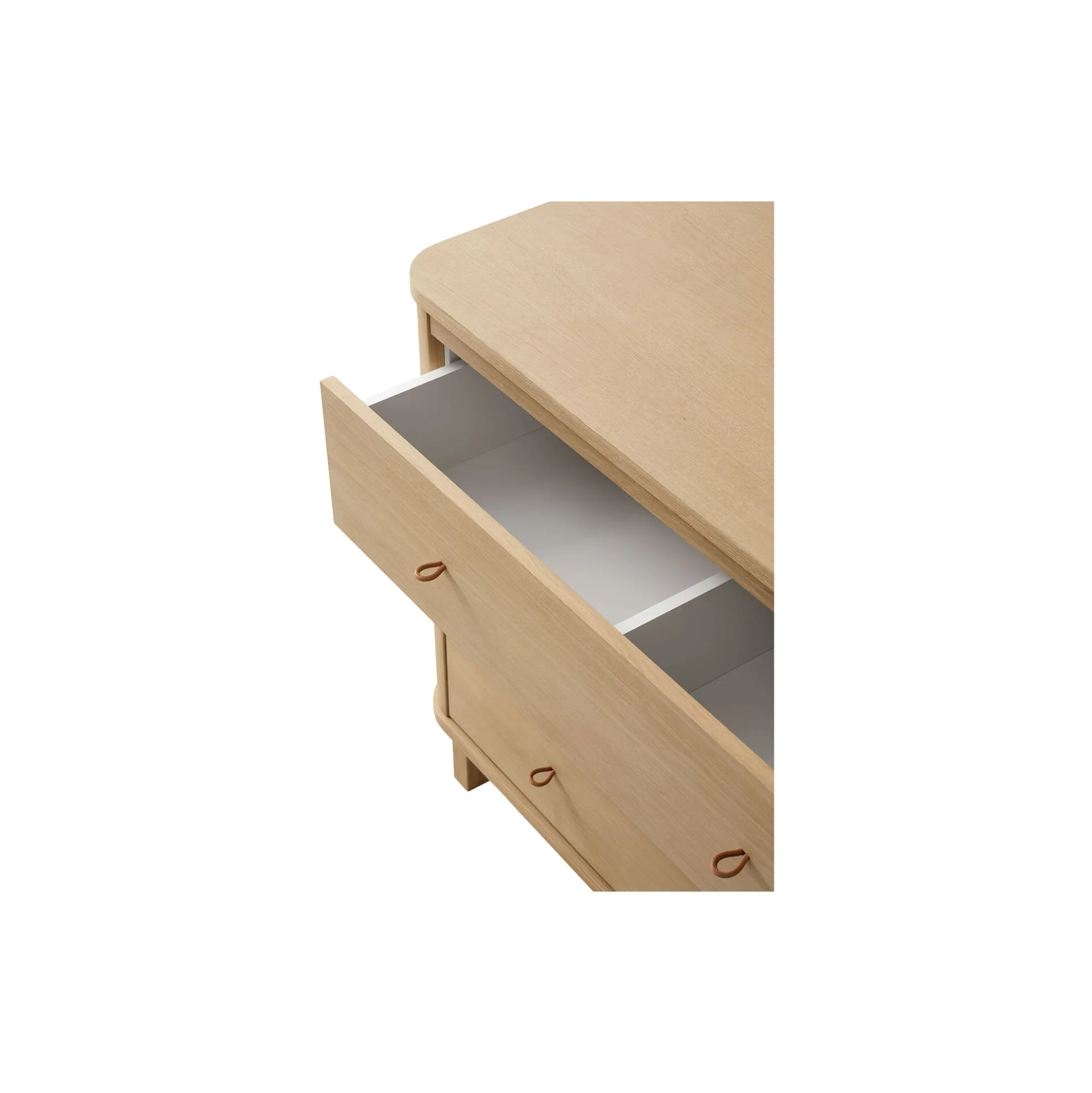 Wood puslekommode 3 skuffer, eg