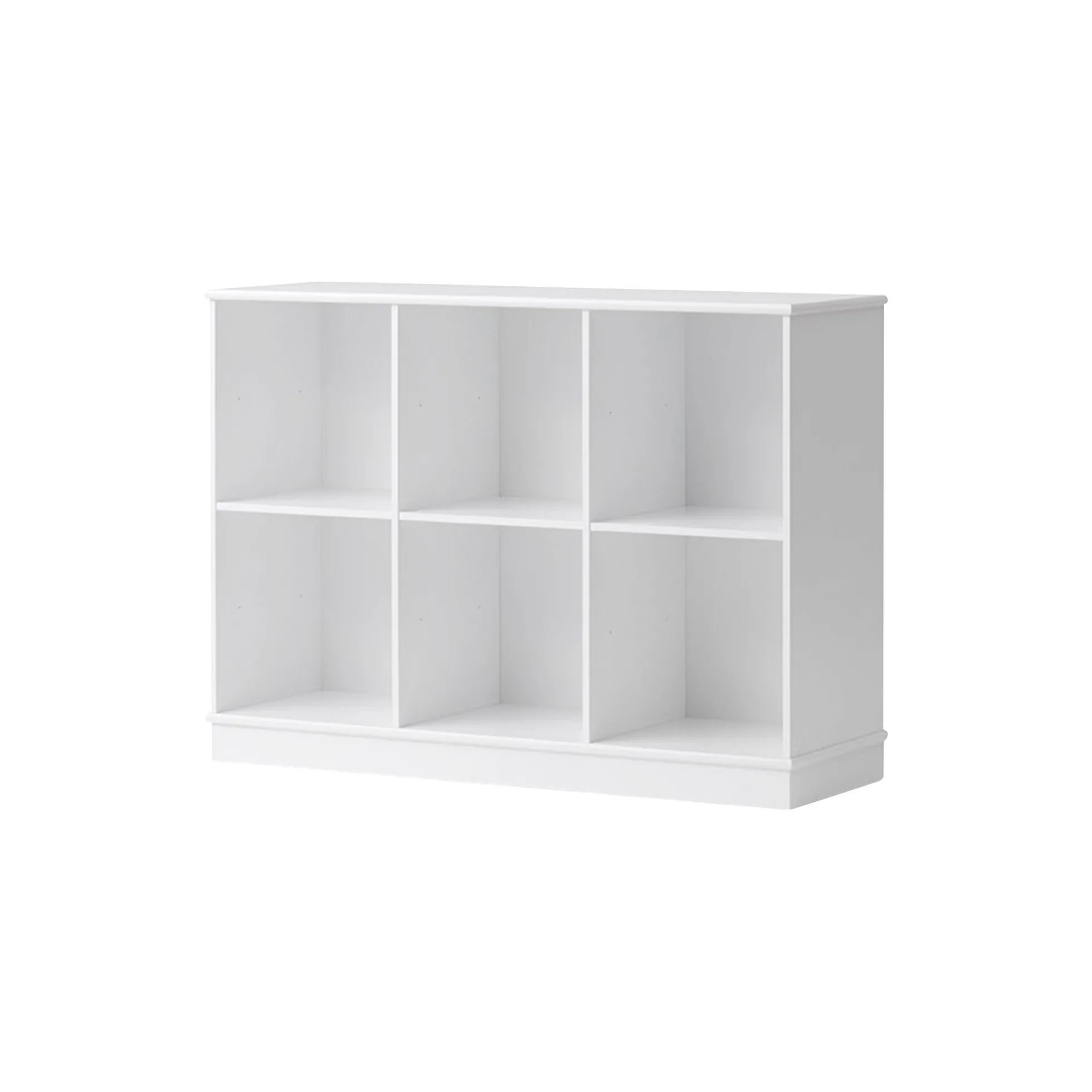 Wood reol 3x2 vandret med sokkel