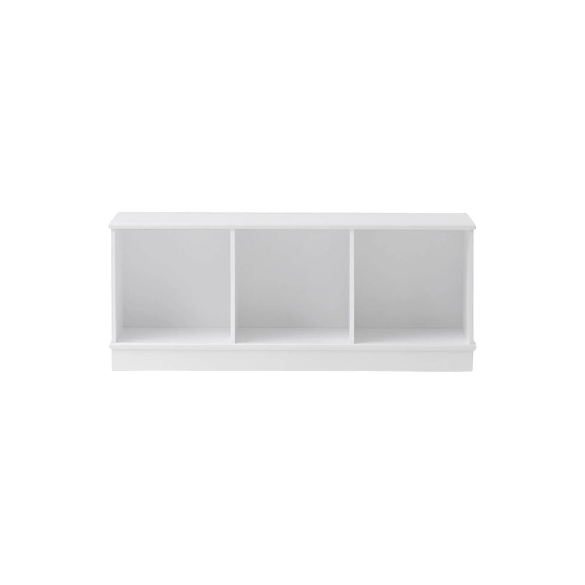 Wood reol 3x1 vandret med sokkel