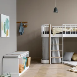 Wood reol 3x1 vandret med sokkel