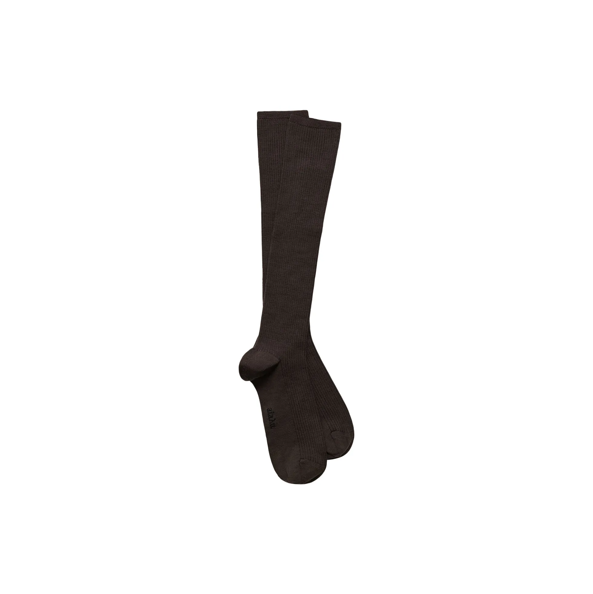 Wool Knee Socks II, brown