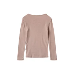 Wool T-Shirt L/S Alfie, 1135 dry rose