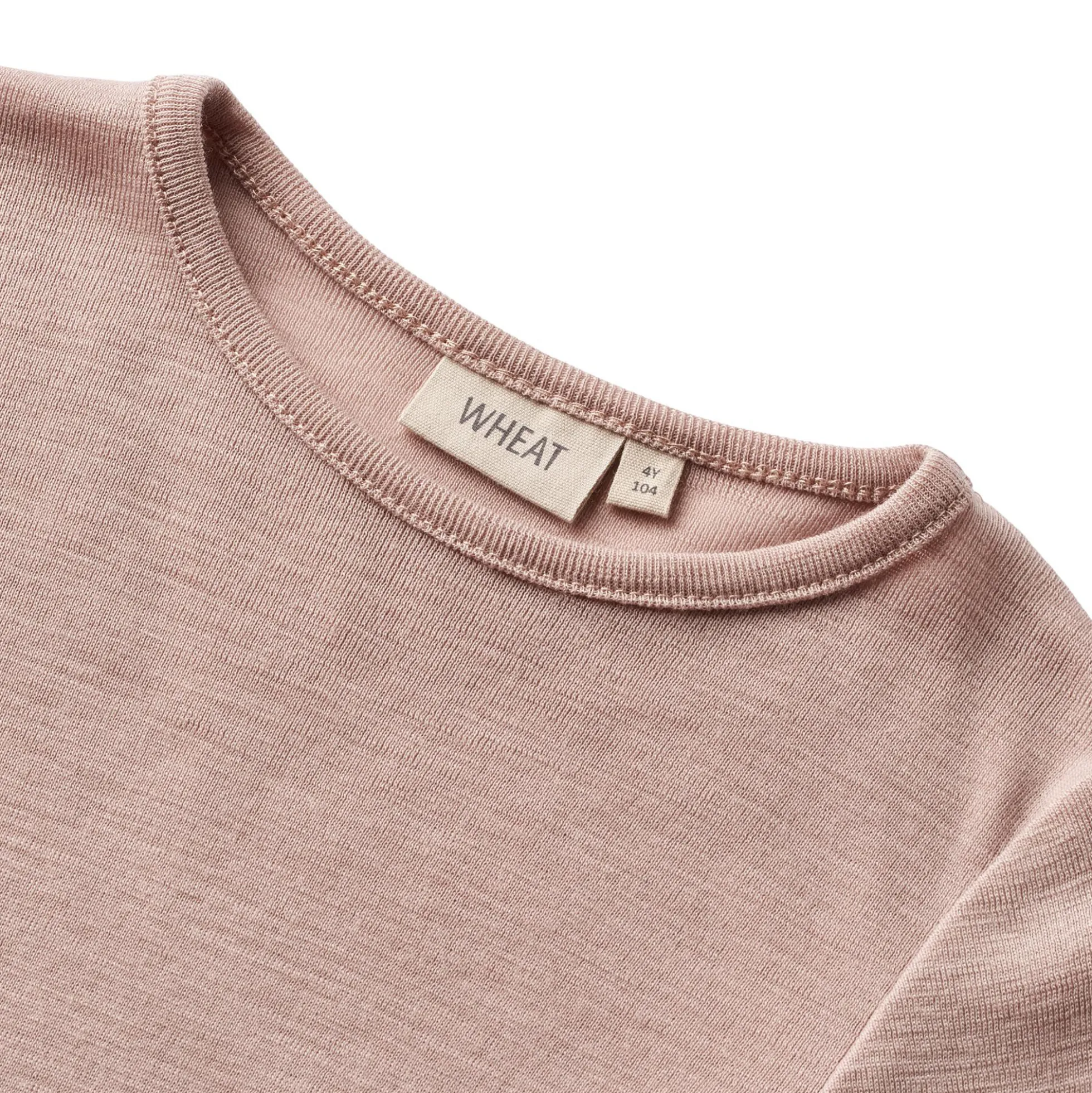 Wool T-Shirt L/S Alfie, 1135 dry rose