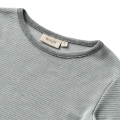 Wool T-Shirt L/S Alfie, 1433 navy stripe