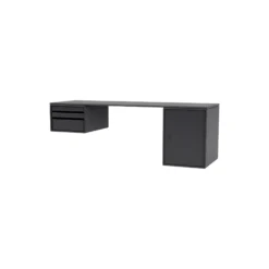 WORKSHOP skrivebord, 04 anthracite