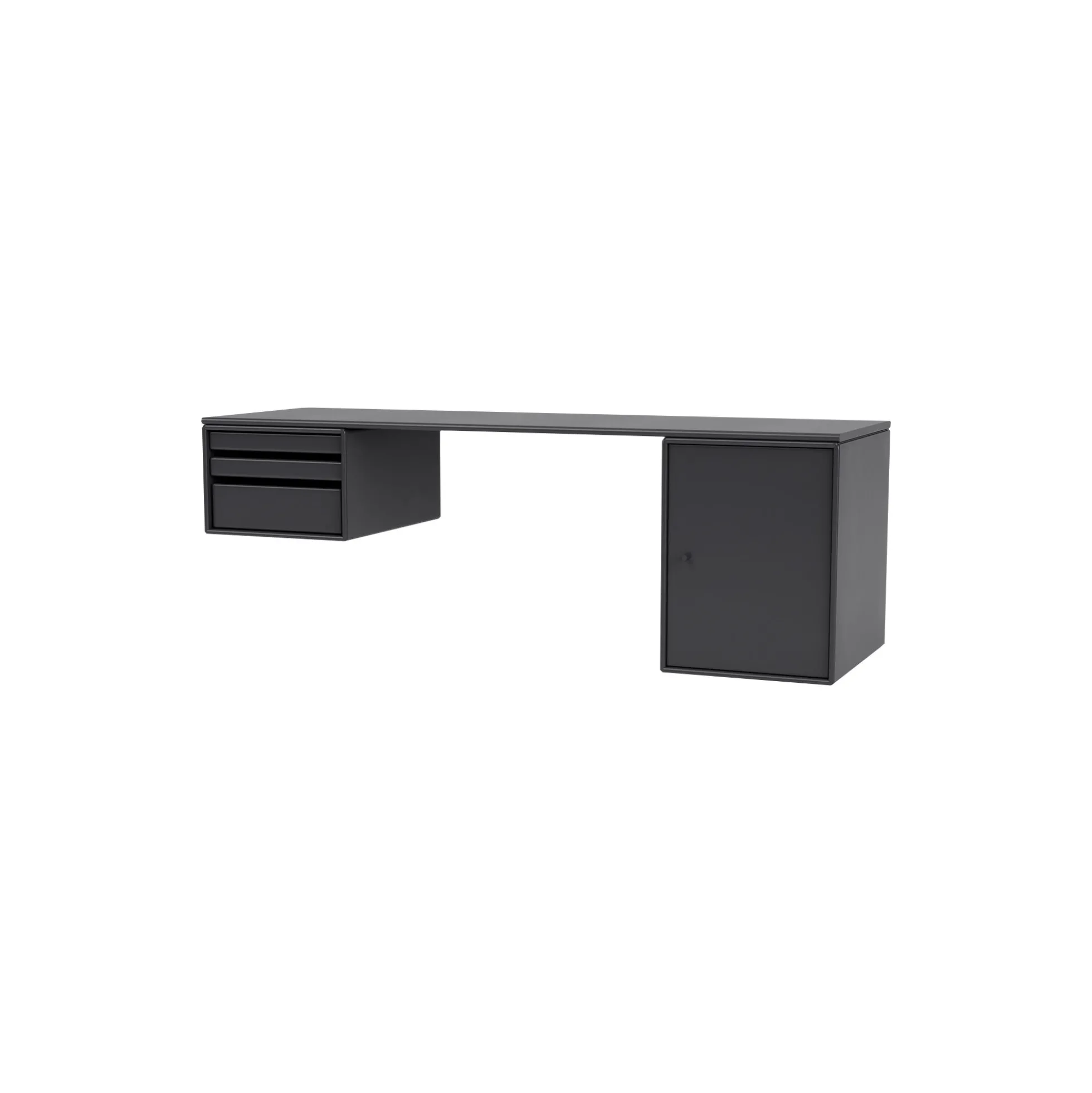 WORKSHOP skrivebord, 04 anthracite