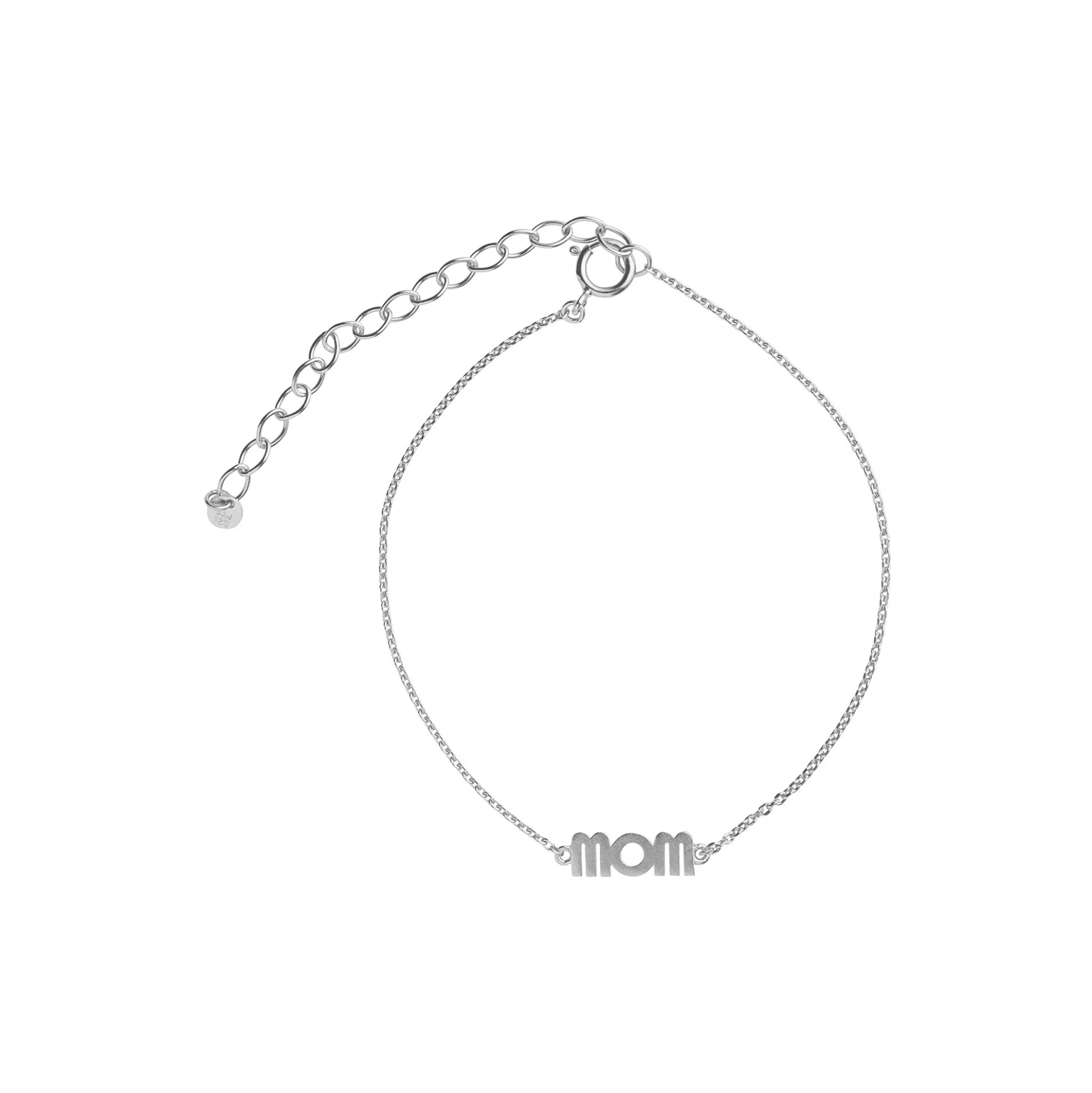 Wow Mom Bracelet, silver
