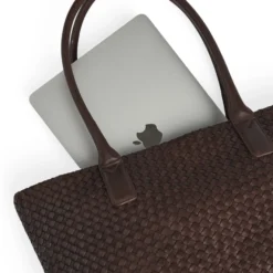 WrenMBG Shopper Weave, dark brown