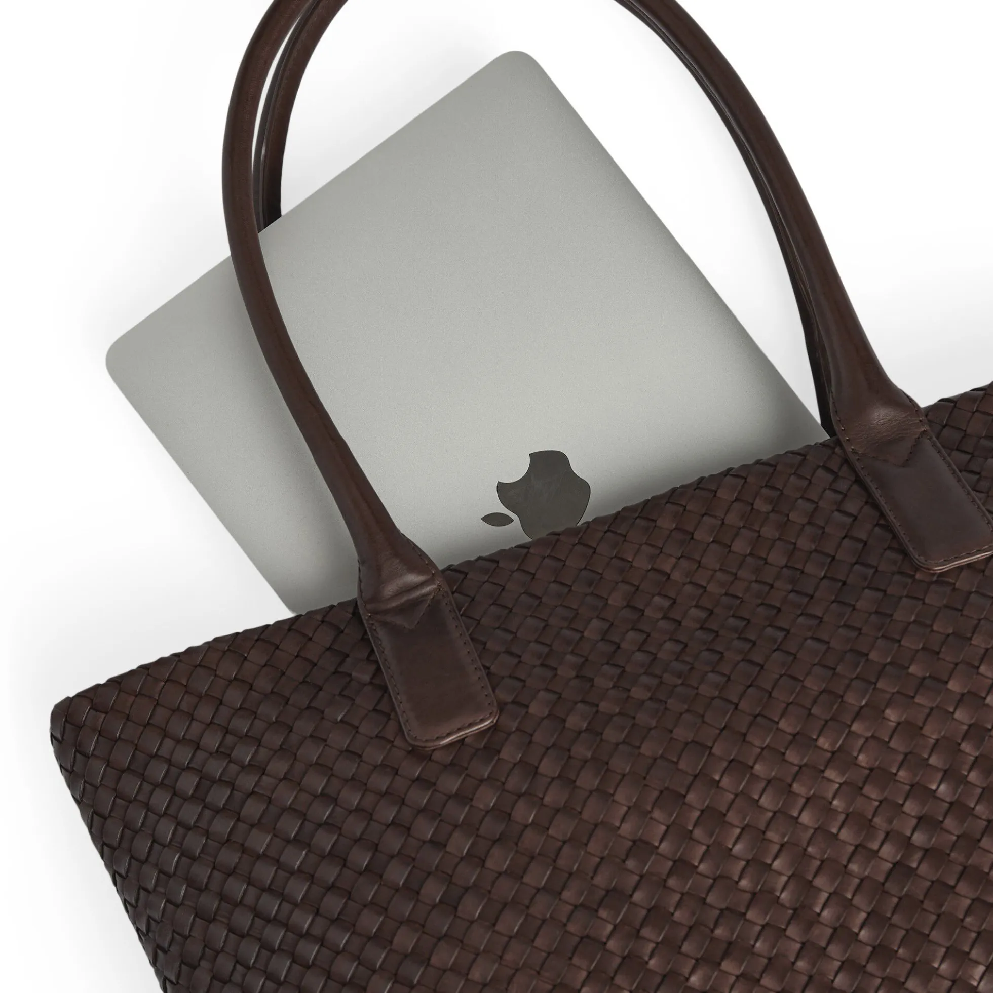 WrenMBG Shopper Weave, dark brown