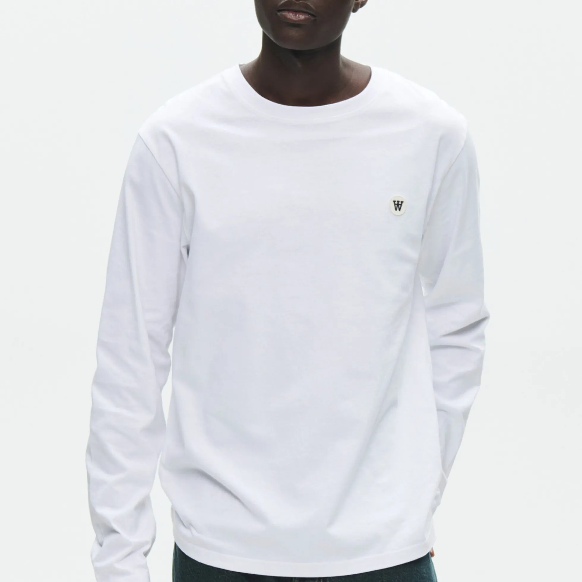 WWAce LS Tee, bright white